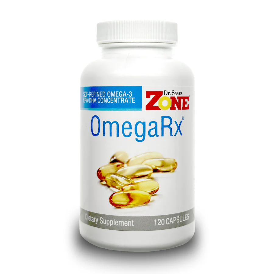 Frasco de Omega-3 Rx2 de aceite de pescado de alta pureza